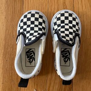 Toddler checkered vans